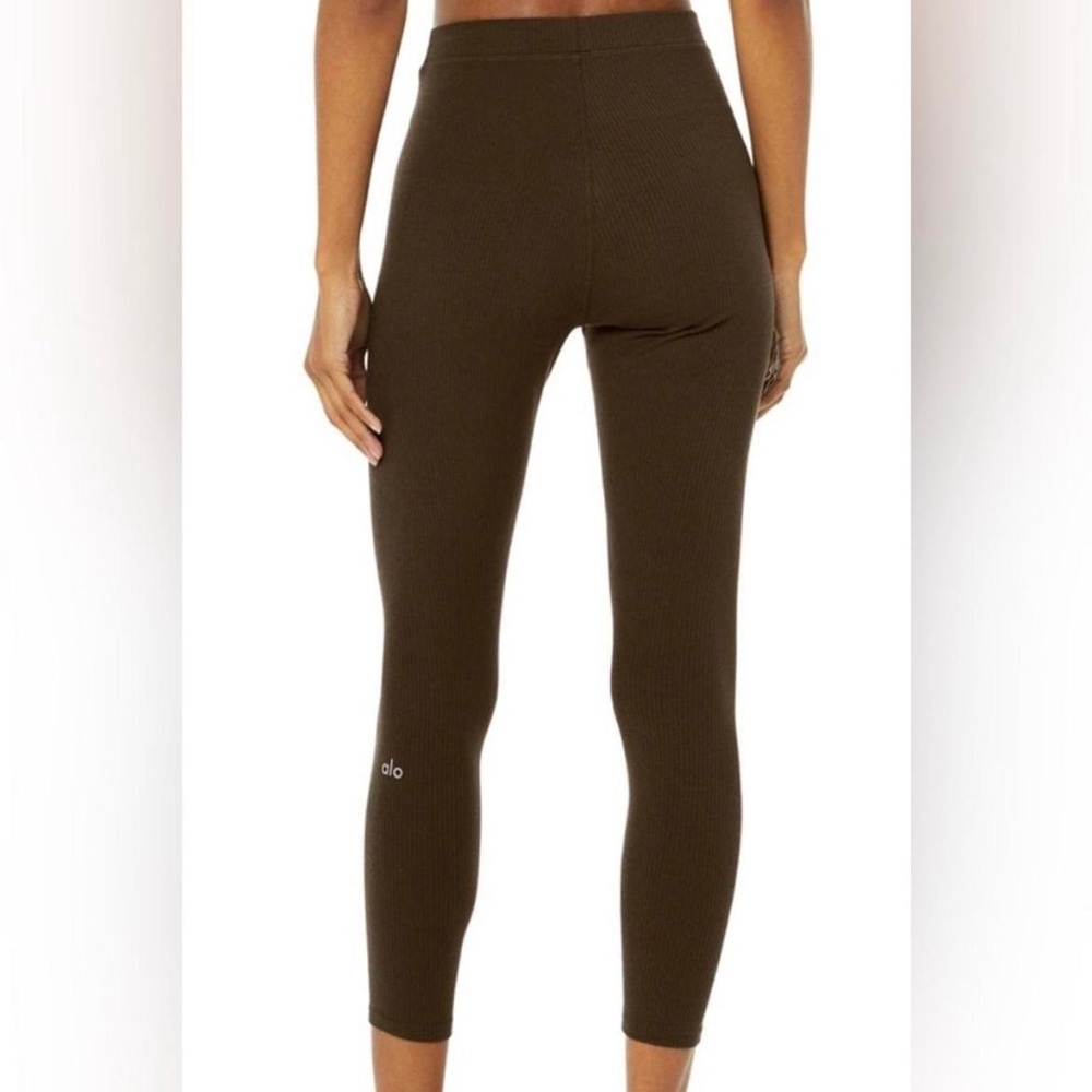ALO Yoga 7/8 Blissful Brown Leggings